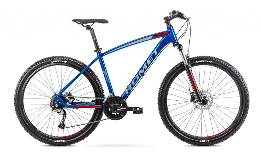Фотография Велосипед ROMET Rambler R7.3 27,5" 2021, размер L, голубой